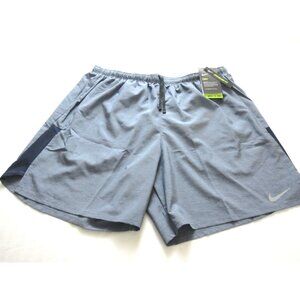 Nike Men's Challenger Brief Lined Running Athletic Shorts Obsidian Heather 2XL